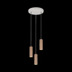 Ygo Hanglamp SOKA 3Del. Metaal Coffee| Hanglampen