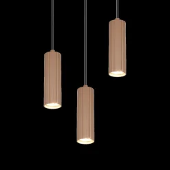 Ygo Hanglamp SOKA 3Del. Metaal Coffee| Hanglampen