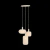 Ygo Hanglamp TUFIA 3Del Rond Linnen Crème| Hanglampen