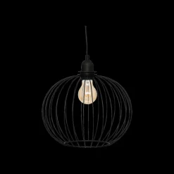 Ygo Hanglamp VILIA Rond Met. Zwart| Hanglampen