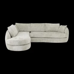 Ygo Hoeksalon ACHIEL Longchair Links Turtledove B313| Hoeksalons