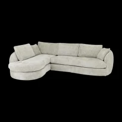 Ygo Hoeksalon ACHIEL Longchair Links Turtledove B313| Hoeksalons