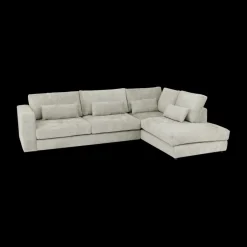 Ygo Hoeksalon ATLAS Greige Longchair Rechts B327| Hoeksalons