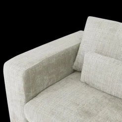 Ygo Hoeksalon ATLAS Greige Longchair Rechts B327| Hoeksalons
