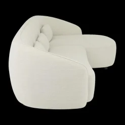 Ygo Hoeksalon AUGUST Cream Longchair Rechts B293| Hoeksalons