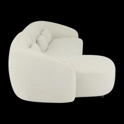 Ygo Hoeksalon AUGUST Cream Longchair Links B293| Hoeksalons