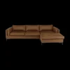Ygo Hoeksalon AXEL Longchair Rechts Cognac| Hoeksalons