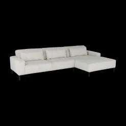 Ygo Hoeksalon BEMTHE Longchair Rechts Grijs B299| Hoeksalons