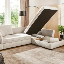 Ygo Hoeksalon CADIZ Longchair Rechts Beige| Hoeksalons