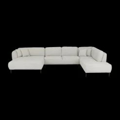 Ygo Hoeksalon CALABRIA Grijs Longchair Links B396| Hoeksalons