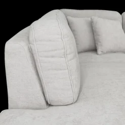 Ygo Hoeksalon CALABRIA Grijs Longchair Rechts B396| Hoeksalons