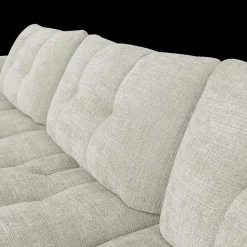 Ygo Hoeksalon CARPO Semona Greige Longchair Links B337| Hoeksalons
