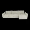 Ygo Hoeksalon CARPO Semona Greige Longchair Rechts B337| Hoeksalons