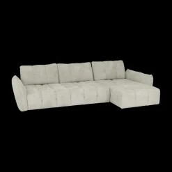 Ygo Hoeksalon CARPO Semona Greige Longchair Rechts B337| Hoeksalons
