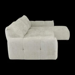 Ygo Hoeksalon CARPO Semona Greige Longchair Rechts B337| Hoeksalons
