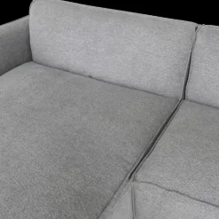 Ygo Hoeksalon CASTOR Lonchair Rechts Grijs| Hoeksalons