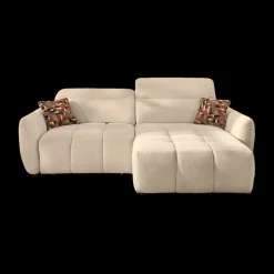 Ygo Hoeksalon CECILE Beige met Elektrische Diepteverstelling B263| Hoeksalons