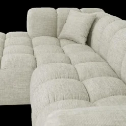 Ygo Hoeksalon CELESTE Longchair Links Ivory B265| Hoeksalons