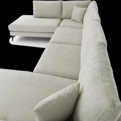 Ygo Hoeksalon CELINE Longchair Links Grijs| Hoeksalons