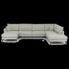 Ygo Hoeksalon CELINE Longchair Rechts Grijs| Hoeksalons