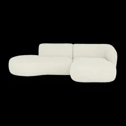 Ygo Hoeksalon CONCA Longchair Rechts Ivoor| Hoeksalons