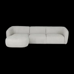Ygo Hoeksalon CONCA Longchair Links Mito Naturel| Hoeksalons