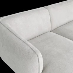 Ygo Hoeksalon CONCA Longchair Links Mito Naturel| Hoeksalons