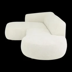 Ygo Hoeksalon CONCA Longchair Links Ivoor| Hoeksalons