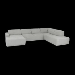 Ygo Hoeksalon DALI Longchair Links Grijs| Hoeksalons