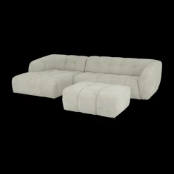Ygo Hoeksalon DILARA Longchair Links B302 Beige| Hoeksalons