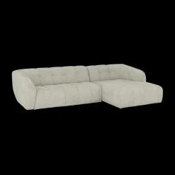 Ygo Hoeksalon DILARA Longchair Rechts B302 Beige| Hoeksalons