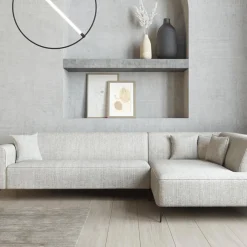 Ygo Hoeksalon FRISCO Hoek Rechts Fossil Grey B308| Hoeksalons