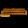 Ygo Hoeksalon GALACTICA Longchair Links Gold| Hoeksalons