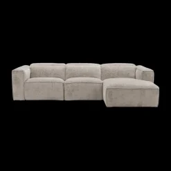 Ygo Hoeksalon GASTON Greige Longchair Rechts B311| Hoeksalons