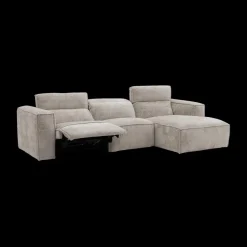 Ygo Hoeksalon GASTON Greige Longchair Rechts B311| Hoeksalons