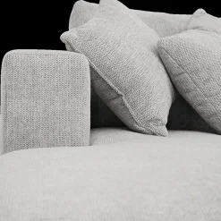 Ygo Hoeksalon GRANADA Longchair Rechts Grijs| Hoeksalons