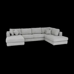Ygo Hoeksalon GRANADA Longchair Links Grijs| Hoeksalons