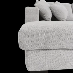 Ygo Hoeksalon GRANADA Longchair Links Grijs| Hoeksalons
