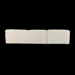 Ygo Hoeksalon KOKOMO Longchair Links Cream| Hoeksalons