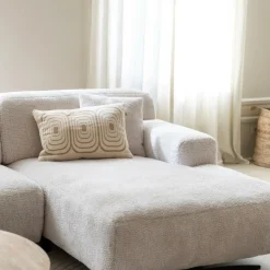 Ygo Hoeksalon KOKOMO Longchair Rechts Cream| Hoeksalons