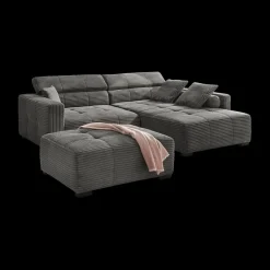 Ygo Hoeksalon LORETO Donkergrijs B283-L231| Hoeksalons