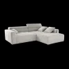 Ygo Hoeksalon LORETO Lichtgrijs B283-L231| Hoeksalons