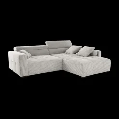 Ygo Hoeksalon LORETO Lichtgrijs B283-L231| Hoeksalons