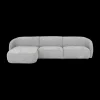 Ygo Hoeksalon MANON Longchair Links B319| Hoeksalons