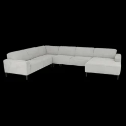 Ygo Hoeksalon MATEO Longchair Rechts Grijs| Hoeksalons