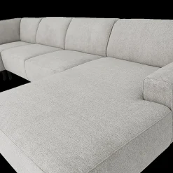 Ygo Hoeksalon MATEO Longchair Rechts Grijs| Hoeksalons