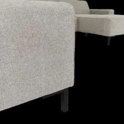 Ygo Hoeksalon MATEO Longchair Rechts Grijs| Hoeksalons