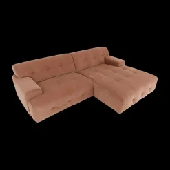 Ygo Hoeksalon MODEST Longchair Rechts Storm| Hoeksalons