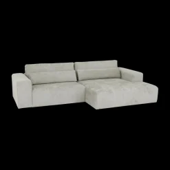 Ygo Hoeksalon ODILON Naturel Longchair Rechts B302| Hoeksalons