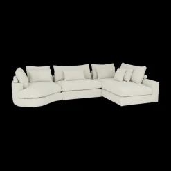 Ygo Hoeksalon OTILIA Beige Longchair XL Rechts B359| Hoeksalons